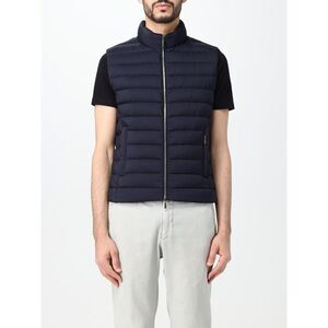 Moorer Suit Vest Men Blue